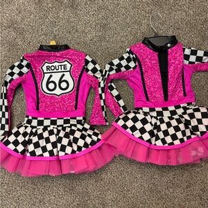 Pink Route 66 Kids Costume